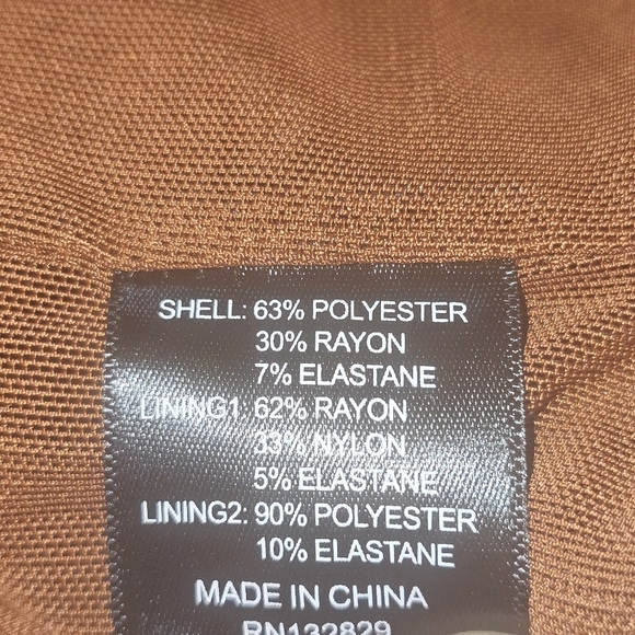 NBD by Revolve Britta Midi Cut Out Dress Brown Strapless Sz S - Picture 14 of 15